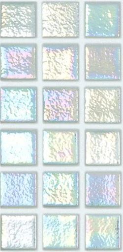 Modern 1X1 093554MANTID Shell Mystic - 554 Antislip Glass Mosaic Tile