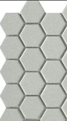 Modern Gray 1X1 Hexagon Porcelain Matte Mosaic Tile B2C-SOURGR1111MH1 - B2C TILE OUTLET