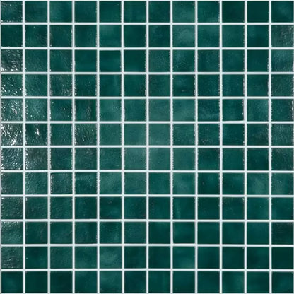 Modern 1X1 Squares 0933083M Sea Foam Glossy Glass - 3083 Mosaic Tile - B2C TILE OUTLET