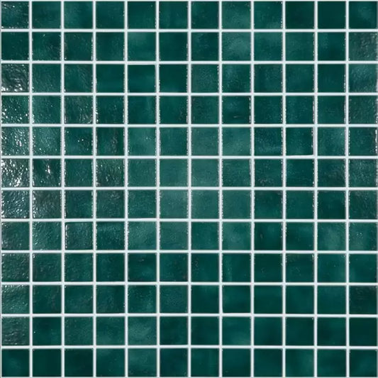 Modern 1X1 Squares 0933083M Sea Foam Glossy Glass - 3083 Mosaic Tile