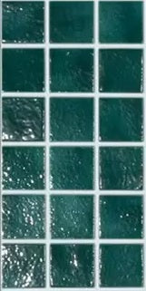 Modern 1X1 Squares 0933083M Sea Foam Glossy Glass - 3083 Mosaic Tile - B2C TILE OUTLET