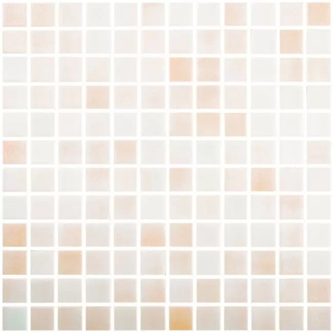 Modern 1X1 Squares 093502M Fog Pink Glossy Glass - 502 Mosaic Tile