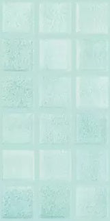 Modern 1X1 Squares 093503MANTID Fog Caribbean Green Anti-slip Glass - 503 Mosaic Tile