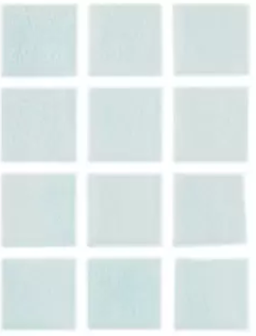 Modern 2X2 Squares 096510MANTID Fog Clear Sky Blue Anti-slip Glass - 510 Mosaic Tile