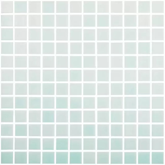 Modern 1X1 Squares 093511M Fog Green Cannes Glossy Glass - 511 Mosaic Tile