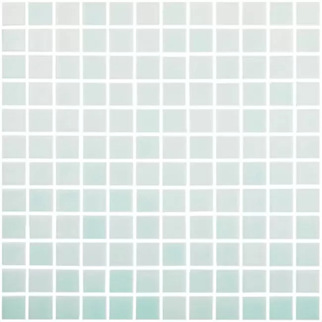 Modern 1X1 Squares 093511MANTID Fog Green Cannes Anti-slip Glass - 511 Mosaic Tile