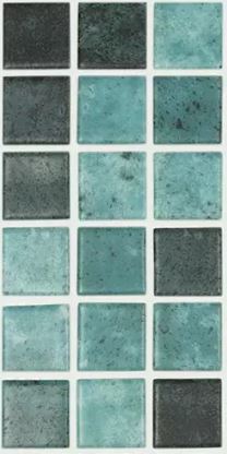 Modern 1.5X1.5 5708 BLY MT Matte Glass - Mosaic Tile