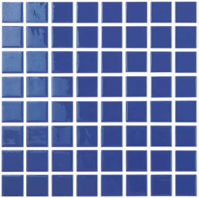 Modern 2X2 Squares 096803MANTID Navy Blue Anti-slip Glass - 803 Mosaic Tile