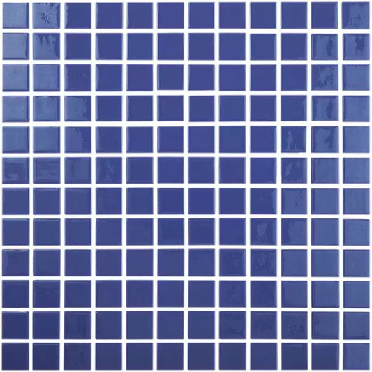 Modern 1X1 093803MANTID Navy Blue Anti-slip Glass - 803 Mosaic Tile