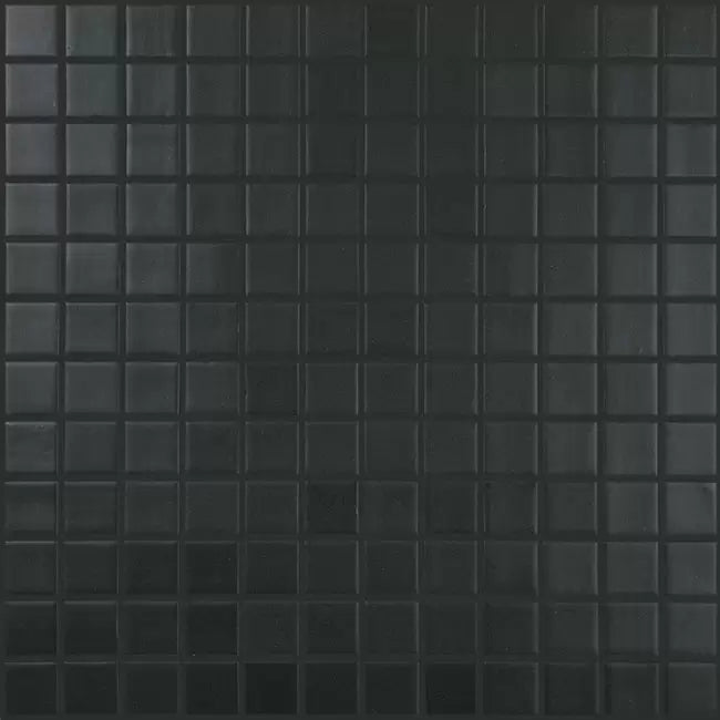 Modern 1X1 093903M Square Black Matte Glass - Mosaic Tile - B2C TILE OUTLET