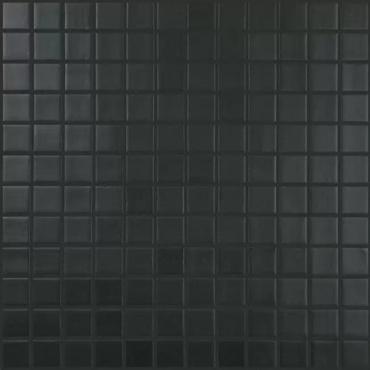 Modern 1X1 093903M Square Black Matte Glass - Mosaic Tile