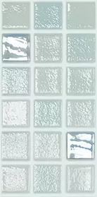 Modern 1X1 AQUAMARINE Glossy Glass - Mosaic Tile