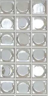 Modern 1X1 AURA WHITE Glossy Glass - Mosaic Tile