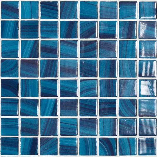 Modern 1.5 X 1.5 5610 DK BL Glossy Glass - Mosaic Tile