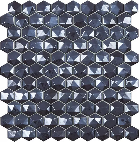 Modern H35 H35374MD DIAMOND RADIANT 374/D Glossy Glass - Mosaic Tile