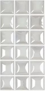 Modern 1X1 EDNA WHITE Glossy Glass - Mosaic Tile