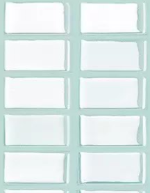 Modern 1x2 Rectangles Foto2 Glow in the Dark Glossy Glass Mosaic Tile - B2C TILE OUTLET