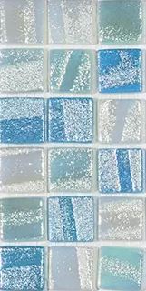 Modern 1X1 KEY WEST MIX Glossy Glass - Mosaic Tile