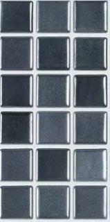 Modern 1X1 MAGIC BLACK Glossy Glass - 46 Mosaic Tile