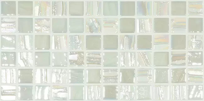 Modern 1X1 MOON BEAM Glossy Glass - Mosaic Tile