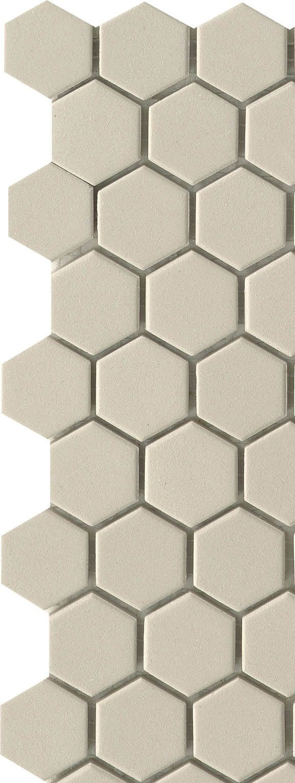 Modern Fawn 1X1 Hexagon Porcelain Matte Mosaic Tile B2C-SOURFA1111MH1 - B2C TILE OUTLET