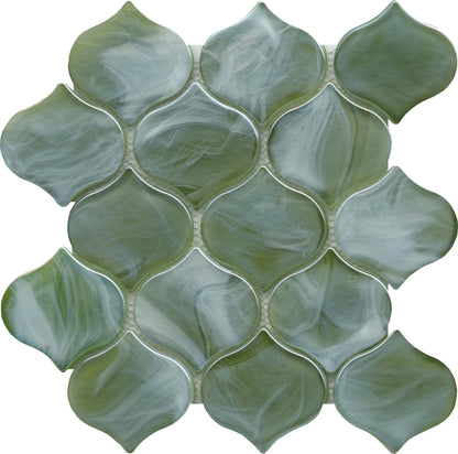 MODERN ARABESQUE GLASS MOSAIC - SPLASH - B2C TILE OUTLET