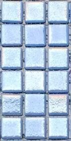 Modern 1X1 Squares FOTO#1-106 ANTI Fireglass#1 Darker Blue Anti-slip Glass - 106 Mosaic Tile