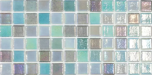 Modern 1X1 KEY LARGO Glossy Glass - Mosaic Tile