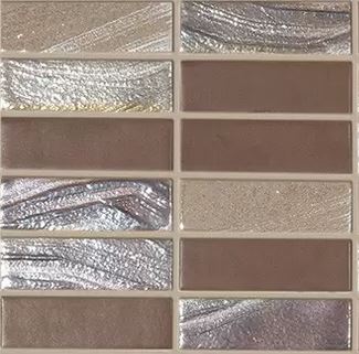 Modern 1X3 TRIBECA Glossy Glass - Mosaic Tile