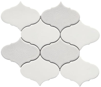 Modern Cream Arabesque Resin Composites Mosaic Tile B2C-RETRPE0910MOCV2 - B2C TILE OUTLET