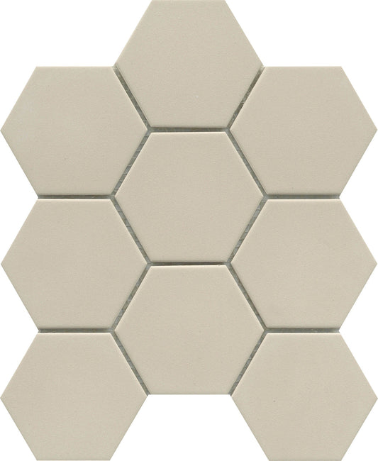 Modern Fawn 3X3 Hexagon Porcelain Matte Mosaic Tile B2C-SOURFA0910MH3