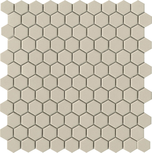 Modern Fawn 1X1 Hexagon Porcelain Matte Mosaic Tile B2C-SOURFA1111MH1