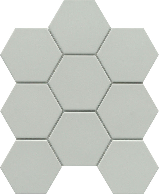 Modern Gray 3X3 Hexagon Porcelain Matte Mosaic Tile B2C-SOURGR0910MH3