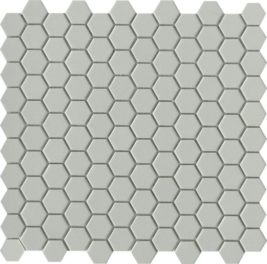 Modern Gray 1X1 Hexagon Porcelain Matte Mosaic Tile B2C-SOURGR1111MH1
