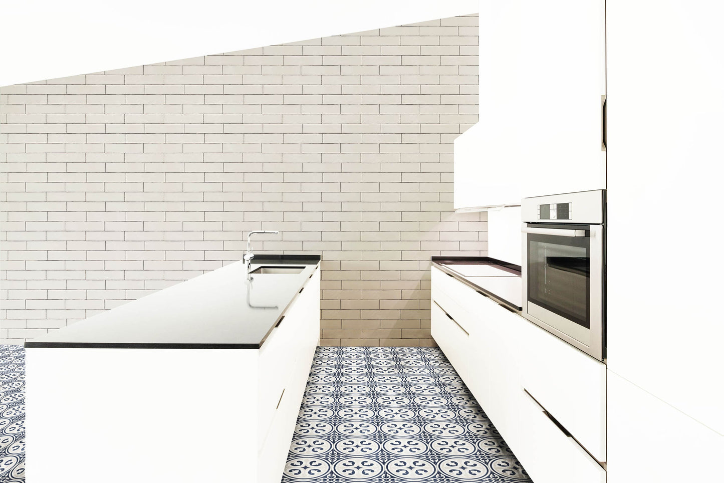 Modern 9X9 Gray White Black Design Porcelain Mosaic Tile B2C-DESIMU0909
